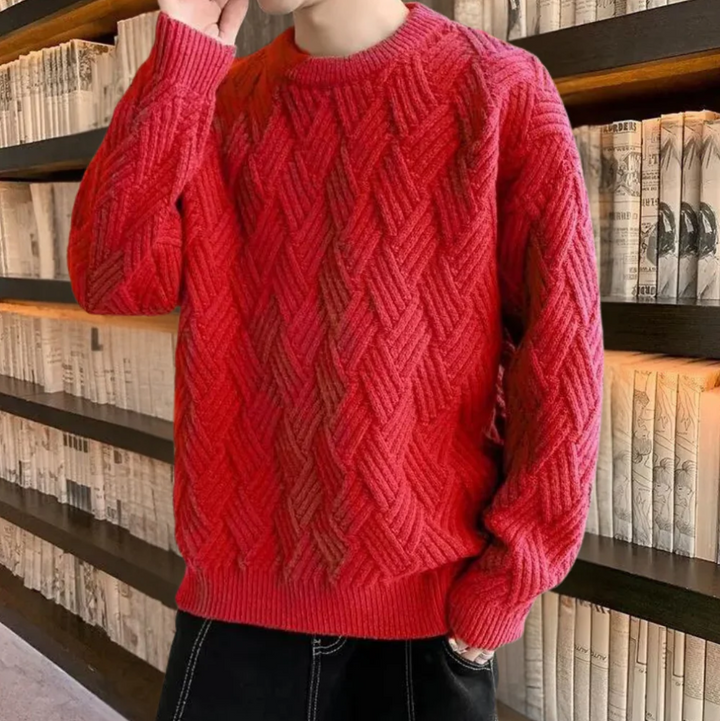 Levoire | Pull Homme Tendance Et Tricoté De Manière Décontractée Rot
