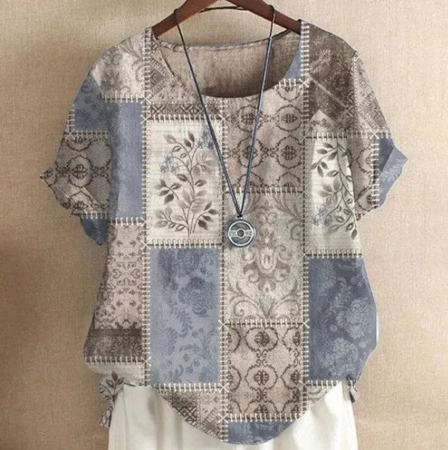 Levoire | Blouse Patchwork Moderne