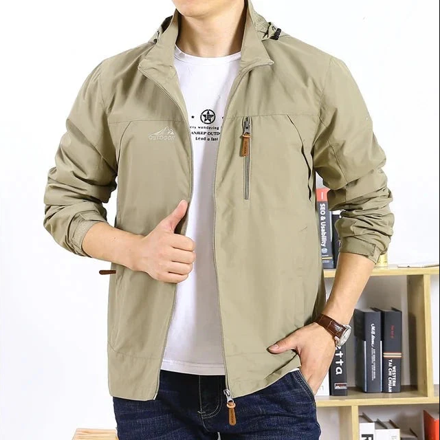 Levoire | Dans Le Style Militaire Résistant Au Vent Et À L'Eau Khaki