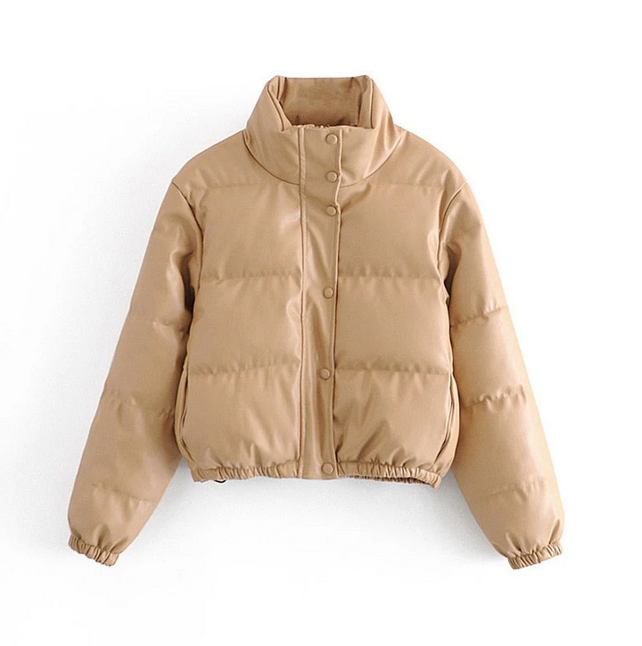 Levoire | Veste Bomber Courte Avec Fermeture Éclair Et Bords Côtelés