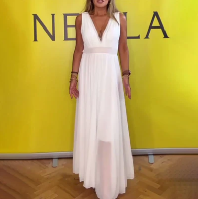Levoire | Robe Maxi Glamour Blanche