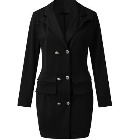Levoire | Robe Blazer À Deux Rangées Pour Femmes D'Affaires