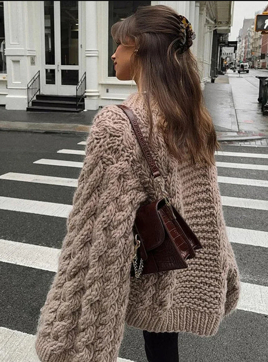 Levoire | Le Pull-Over En Tricot Surdimensionné Et Douillet