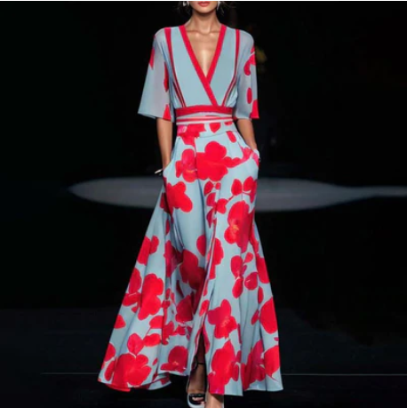 Levoire | Robe Maxi À Fleurs