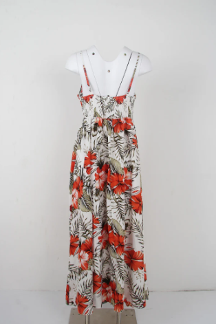 Levoire | Robe Maxi Sans Manches Romantique Avec Imprimé Floral