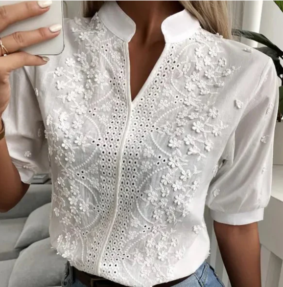 Levoire | Chemise Avec Broderie Florale