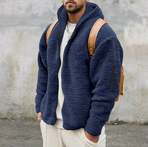 Levoire | Veste en polaire à manches longues avec capuche et zip