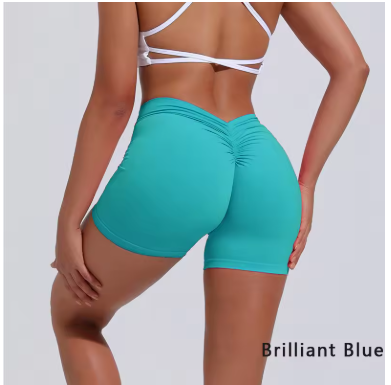 Levoire | Short Yoga V-Dos Bleu éclatant
