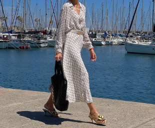 Levoire | Robe Maxi Femme Décontractée À Manches Longues