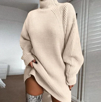 Levoire | Robe Tricotée À Col Montant