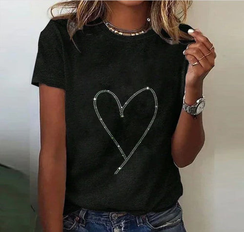 Levoire | T-Shirt Avec Design En Forme De Cœur