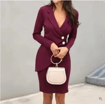 Levoire | Robe d'hiver Effortless et Tendance Rouge