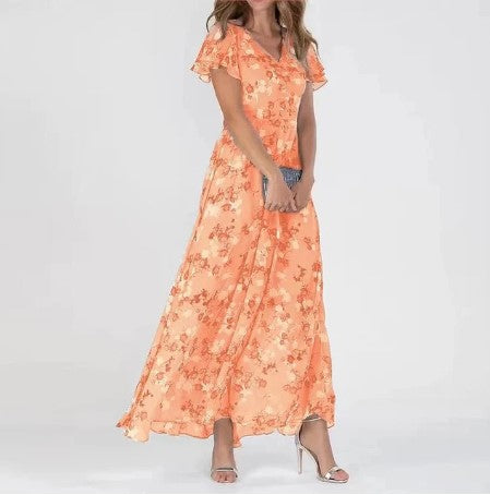 Levoire | Robe Colorée Et Élégante Orange