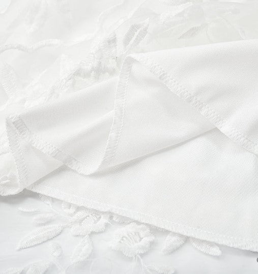 Levoire | Robe Cocktail En Mesh Avec Broderie Florale
