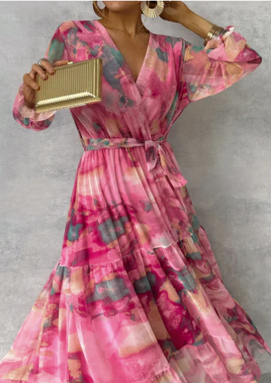 Levoire | Robe Maxi Aquarelle Rêve