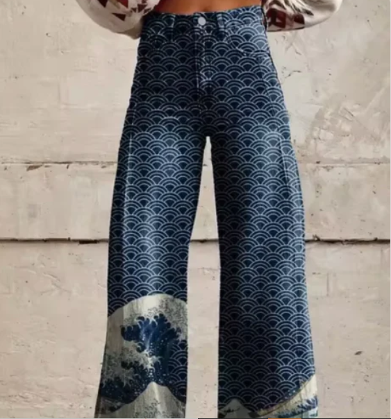 Levoire | Vêtements Avec Impression Colorée Bleu