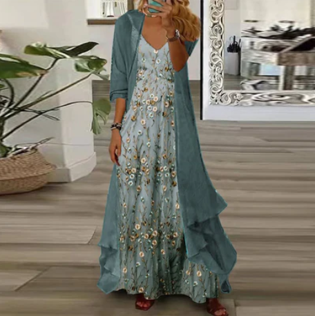 Levoire | Robe Maxi Bleue
