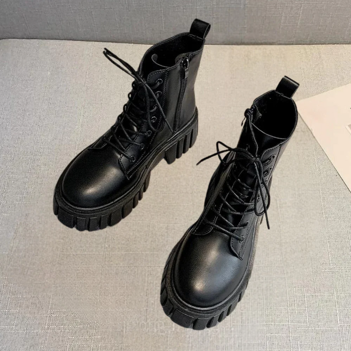 Levoire | Bottes À Lacets Pour Femmes Avec Semelle Robuste