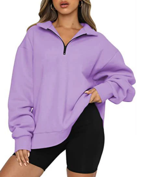 Levoire | Sweat-Shirt Col Femme Violet