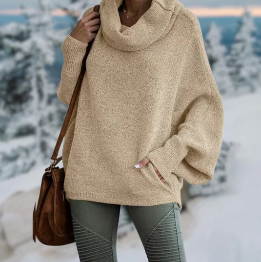 Levoire | Pull À Col Roulé Élégant Avec Col Abricot (presque épuisé)