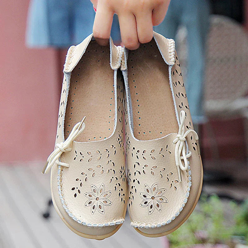 Levoire | Chaussures Plates Élégantes Pour Femmes Beige
