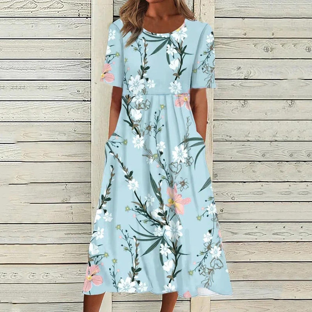 Levoire | Robe midi à motifs floraux Stil C