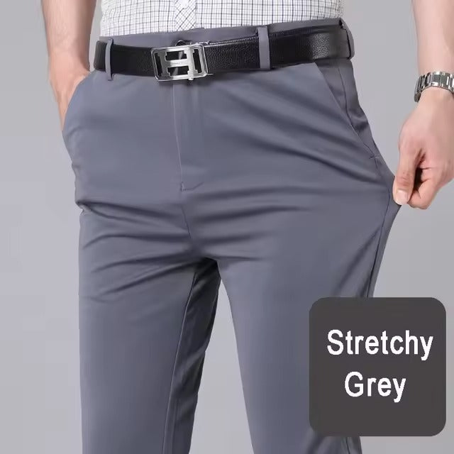 Levoire | Pantalons Confort Stretch Rennot Et Styles Et Loisirs Gris