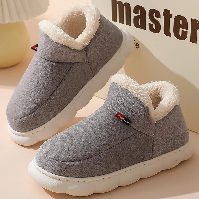 Levoire | Chaussons Hiver Douillets Grau