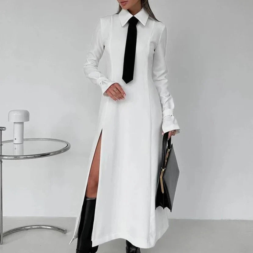 Levoire | Robe De Bureau Blanche Slim