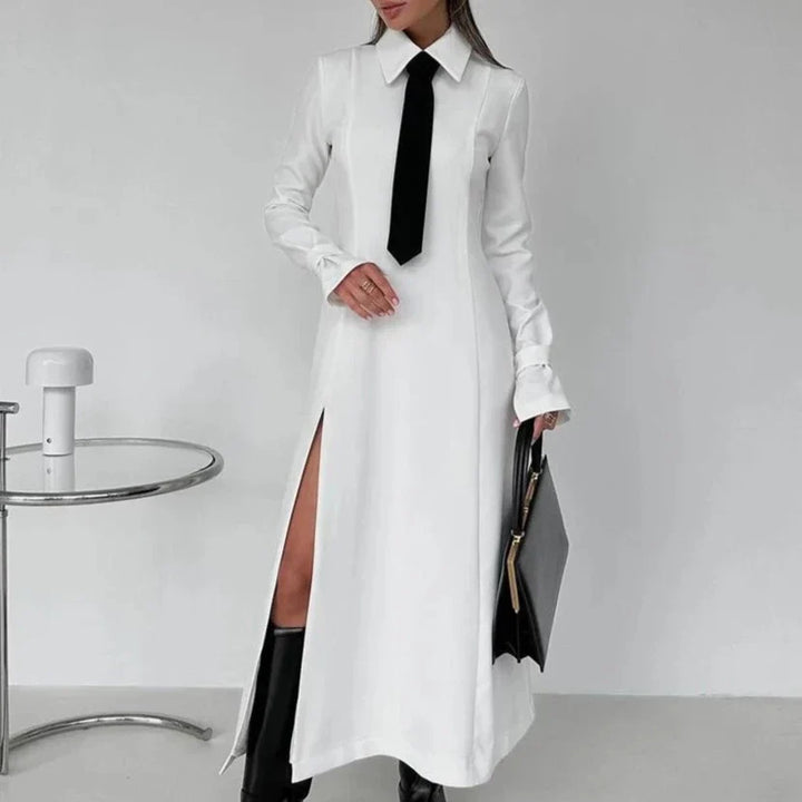 Levoire | Robe De Bureau Blanche Slim