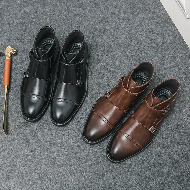Levoire | Chaussures En Cuir Avec Double Boucle