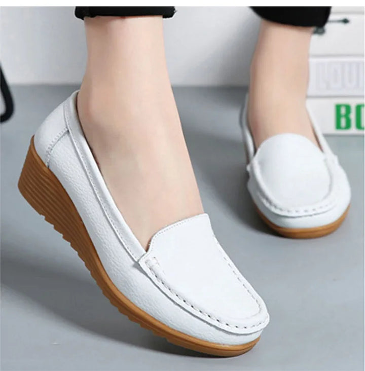 Levoire | Pantoufles En Cuir Pour Femmes