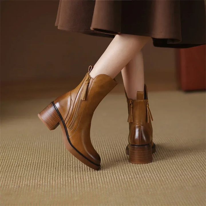Levoire | Bottes En Cuir Au Style Élégant