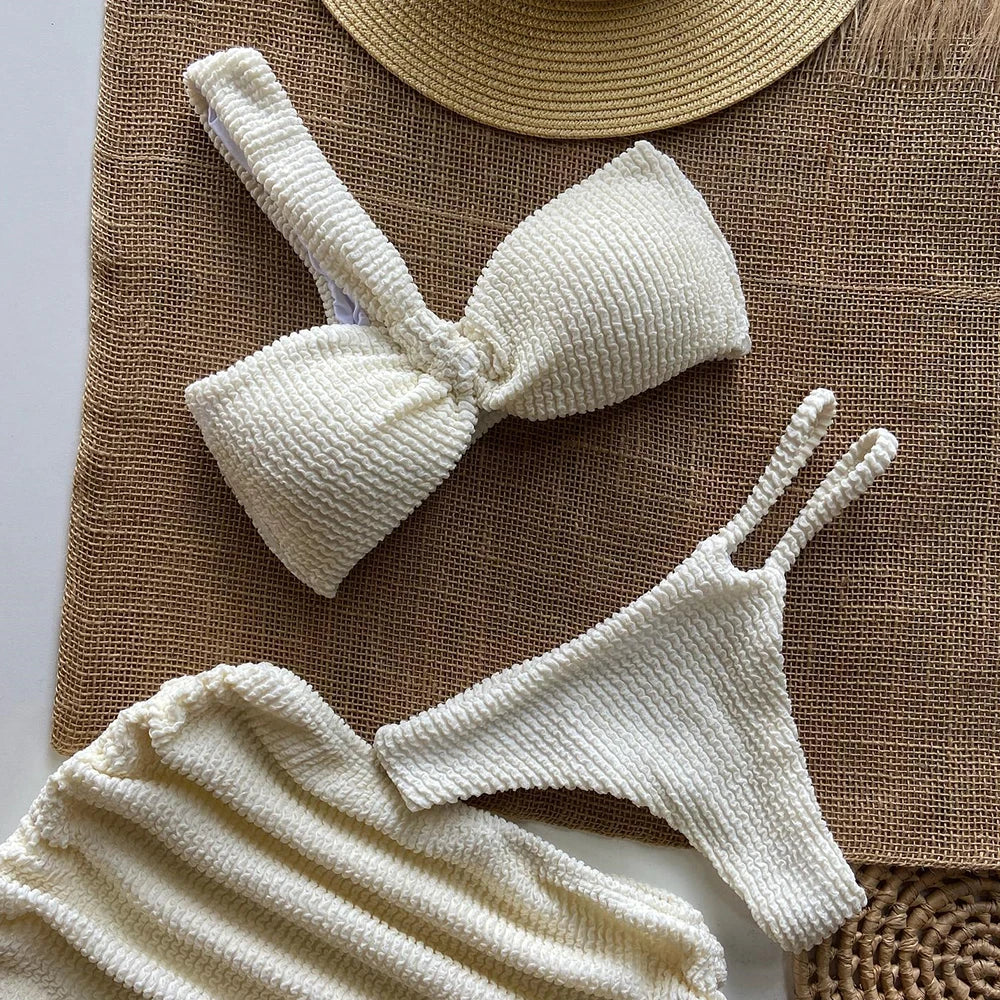Levoire | Ensemble De Maillot De Bain Deux Pièces Avec Jupe De Plage 1