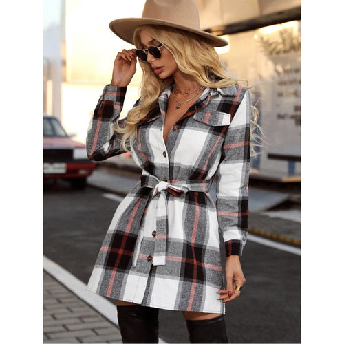 Levoire | Robe Chemise Rayée Casual Longue