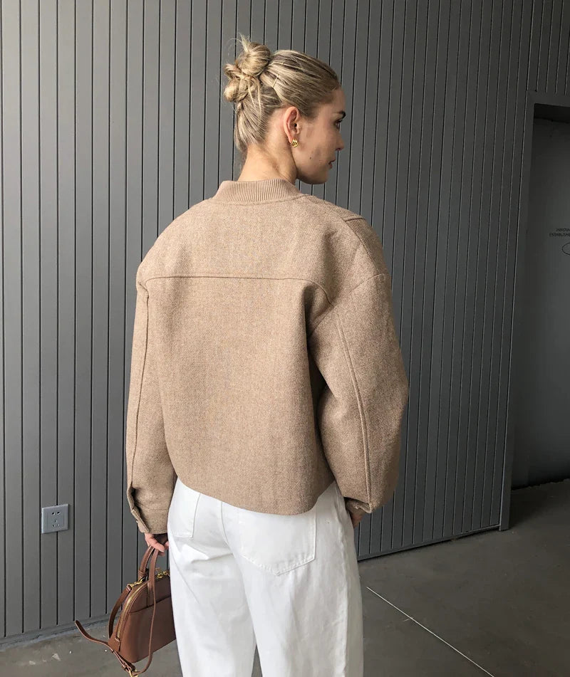 Levoire | Veste En Laine Courte Mode Femmes