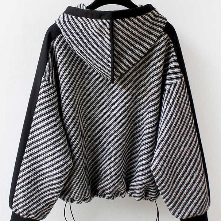 Levoire | Sweat À Capuche Rayé