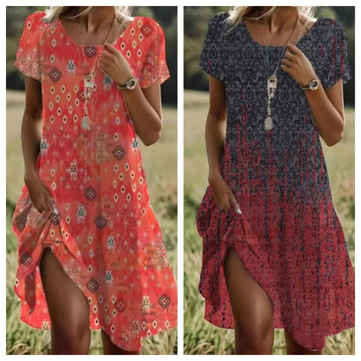 Levoire | Robe Maxi Fleur Bohémienne Pour Femmes
