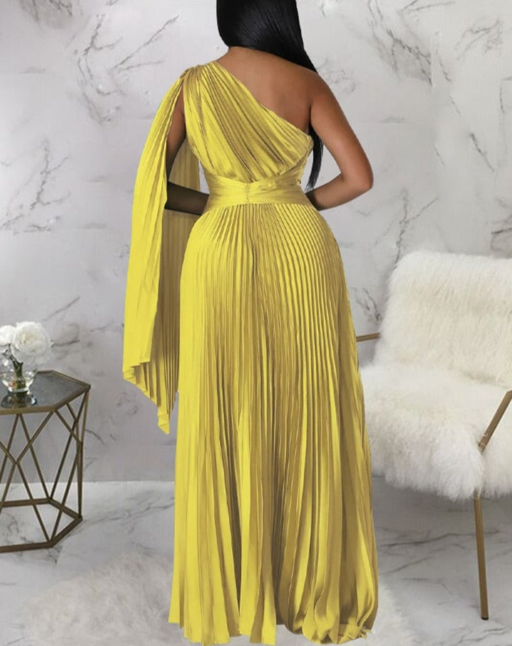 Levoire | Satinpuddings Plissé Lyskostakk Robes Longues