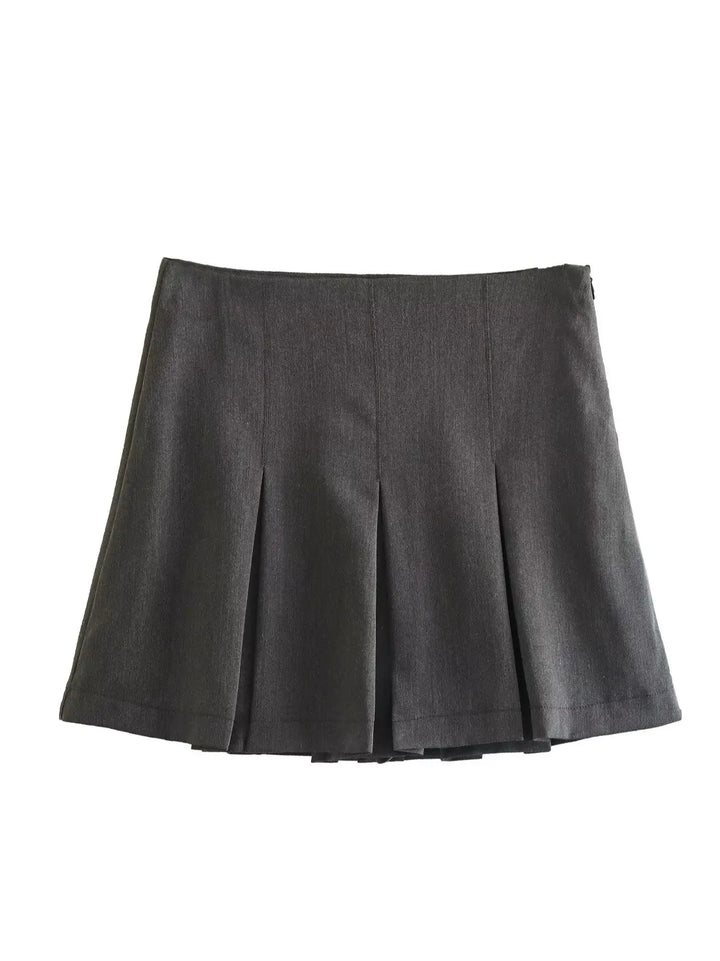Levoire | Jupe Mini Moderne Pour Femmes Avec Volants Et Plis Pour L'Été