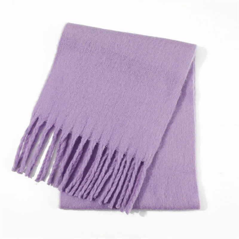 Levoire | Écharpe De Luxe En Cachemire Pour Femme Avec Franges