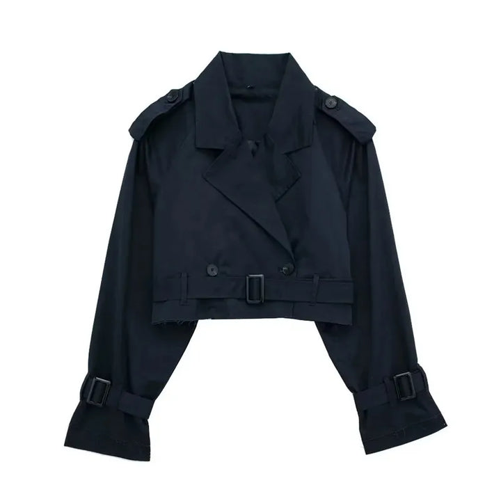 Levoire | Trench-Coat Élégant Avec Bretelles Bleu marine