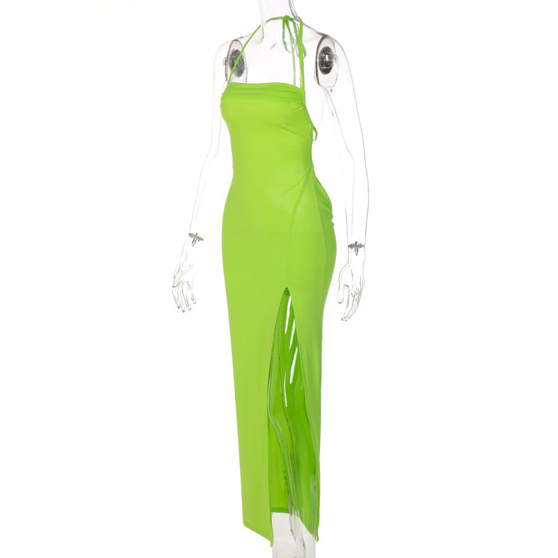 Levoire | Décolleté Dos Nu Dos Drapée Robe Maxi