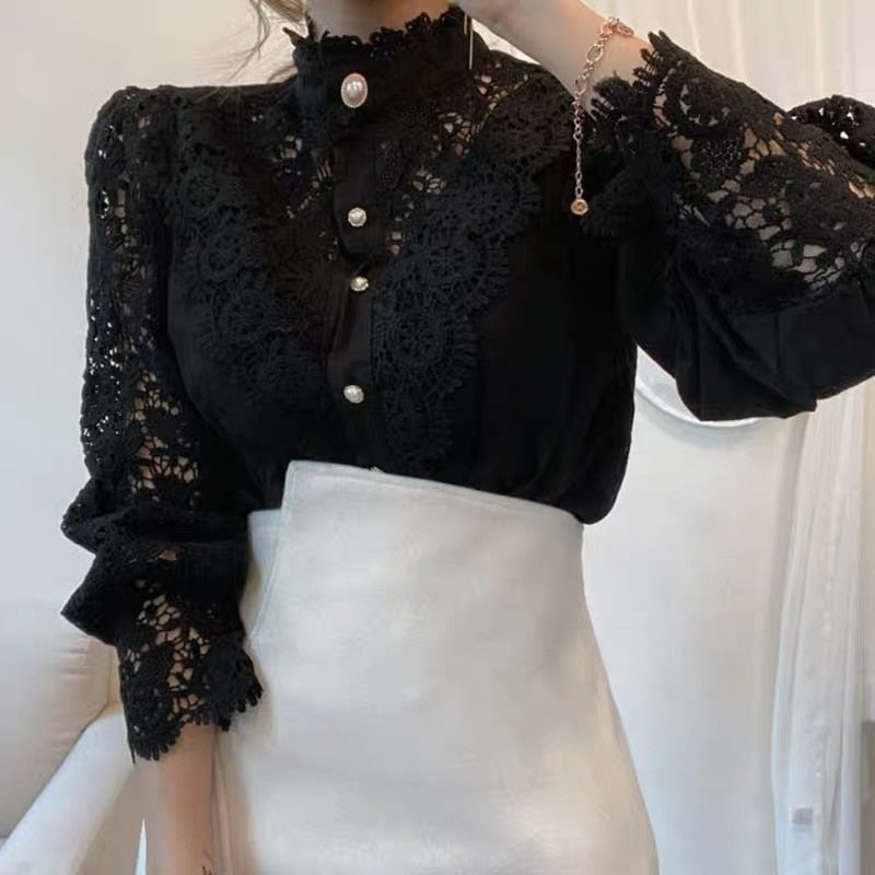 Levoire | Blouse En Dentelle Classique, Élégant Et Super Mignon !