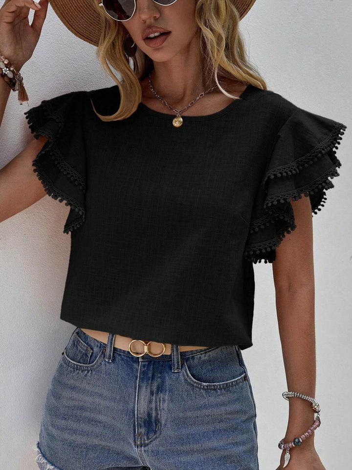 Levoire | Élégante Blouse Pour Femmes Noir