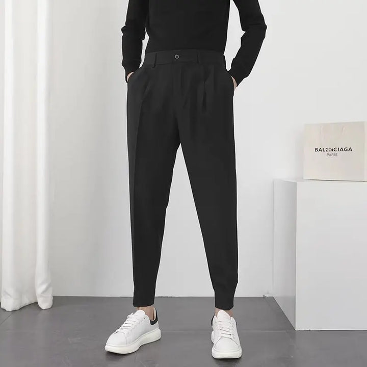Levoire | Rennot Slim Fit Pantalon Pour Hommes Noir
