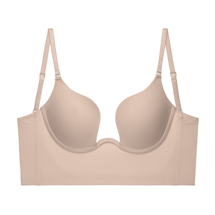 Levoire | Soutien-Gorge Push-Up Avec Fermeture Approfondie Beige