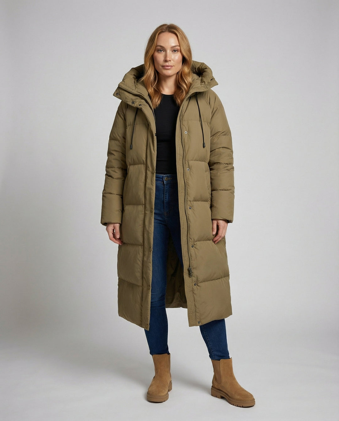 Long Puffer Jacket Women Winter | Heidi-Mode