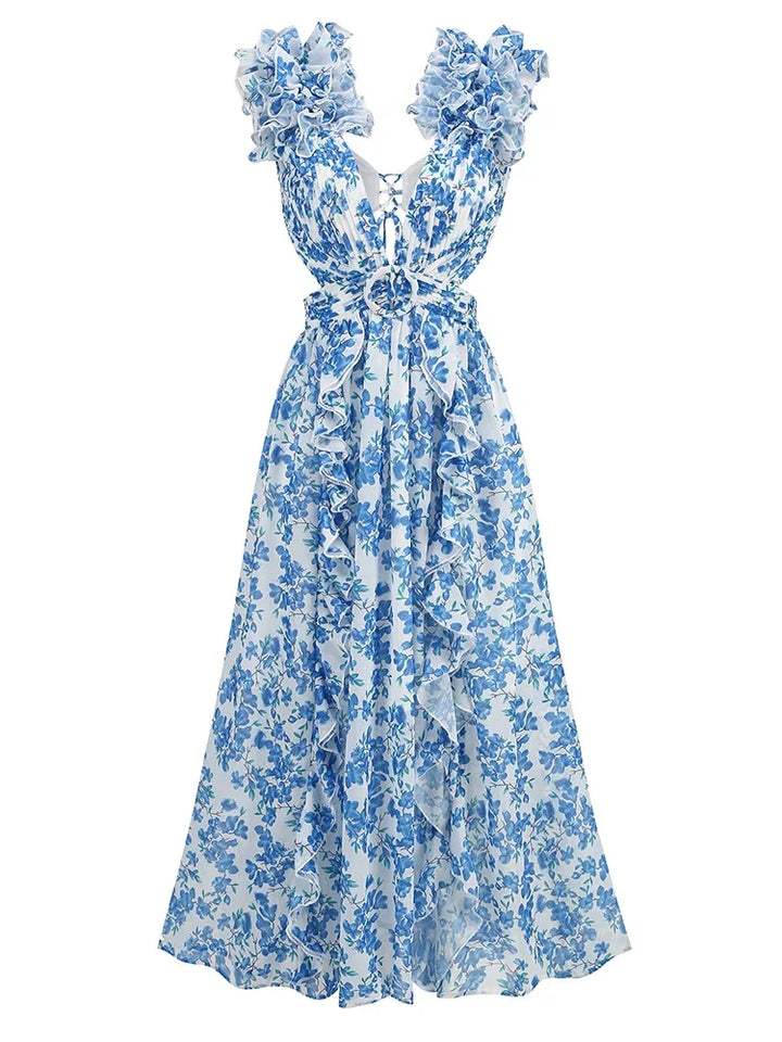 Levoire | Robe Maxi À Volants