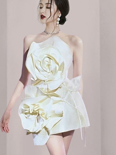 Levoire | Motif Floral Blanc